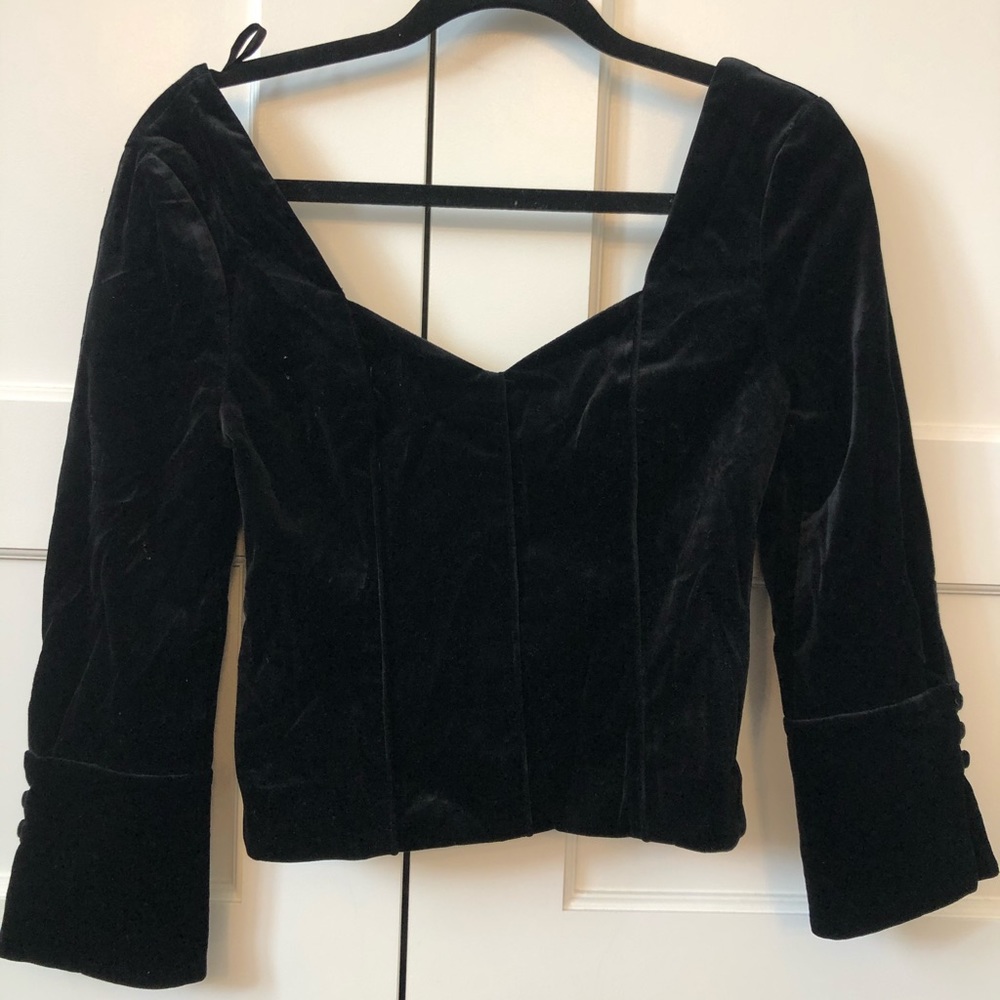 FRAME black blouse
